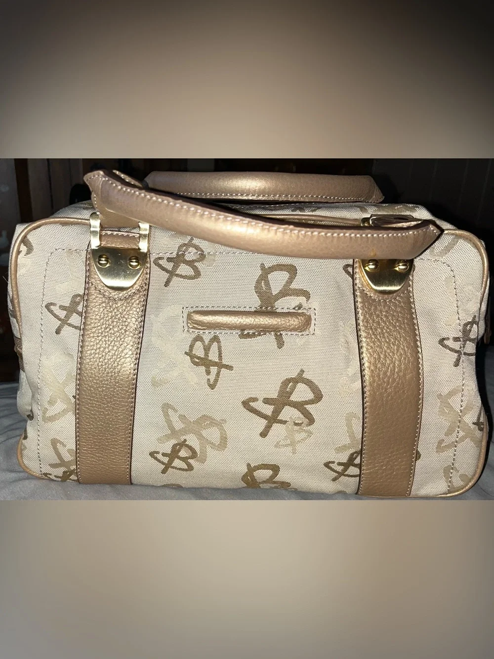 B Makowski monogram Hand bag NWT